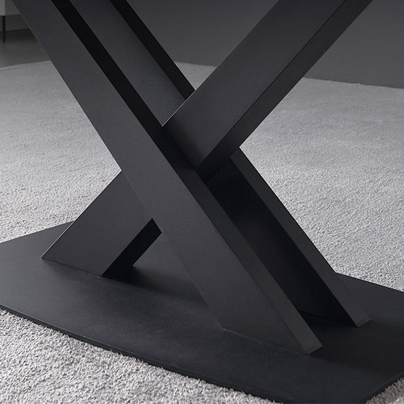 Modern Adjustable 1/4/5/7 Dining Table Set Rectangle Indoor Dinette Set in White