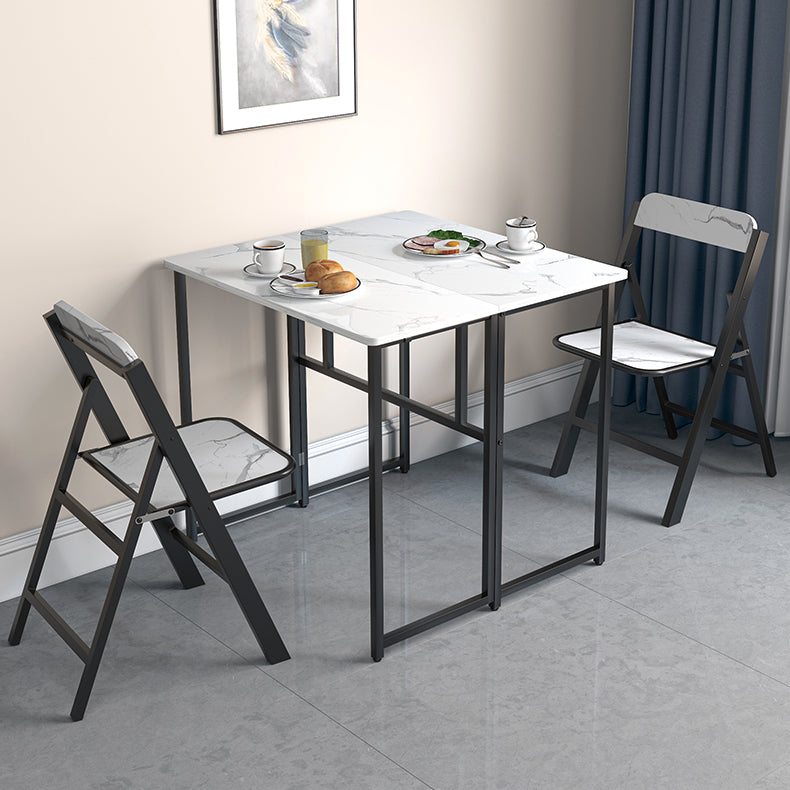 Wood Dining Set 1/2/3/5/7 Pcs Folding Dining Table and Chairs