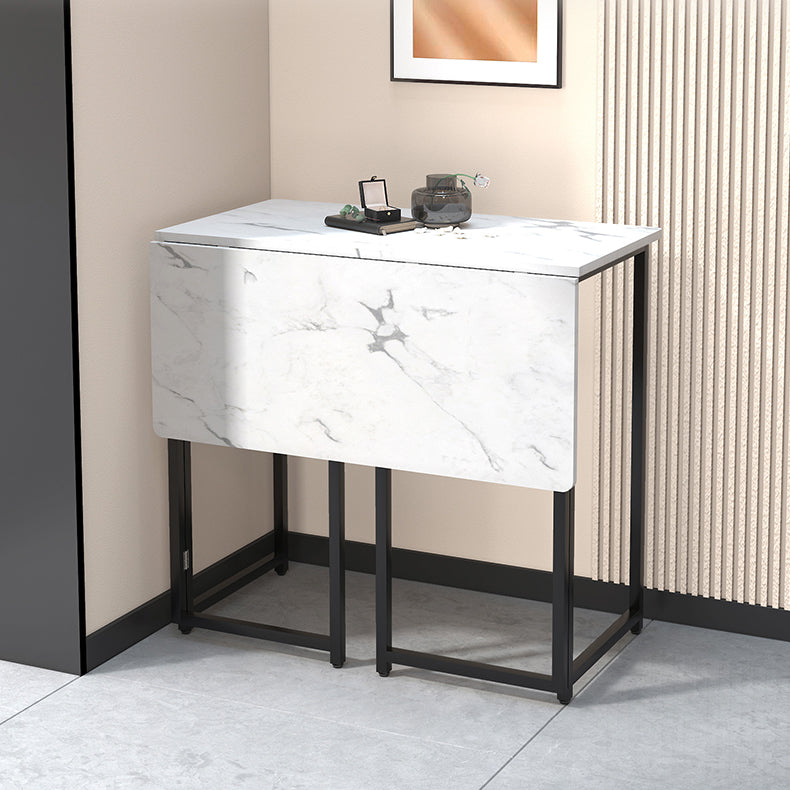 Wood Dining Set 1/2/3/5/7 Pcs Folding Dining Table and Chairs