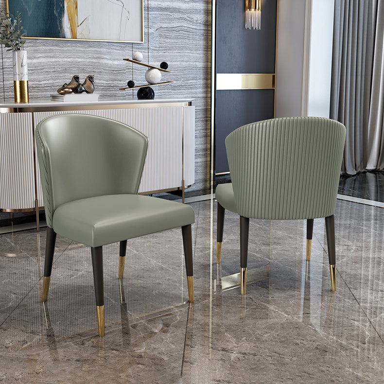 Modern Style Rectangle Sintered Stone Table Set 1/4/5/7 Pieces Dining Set