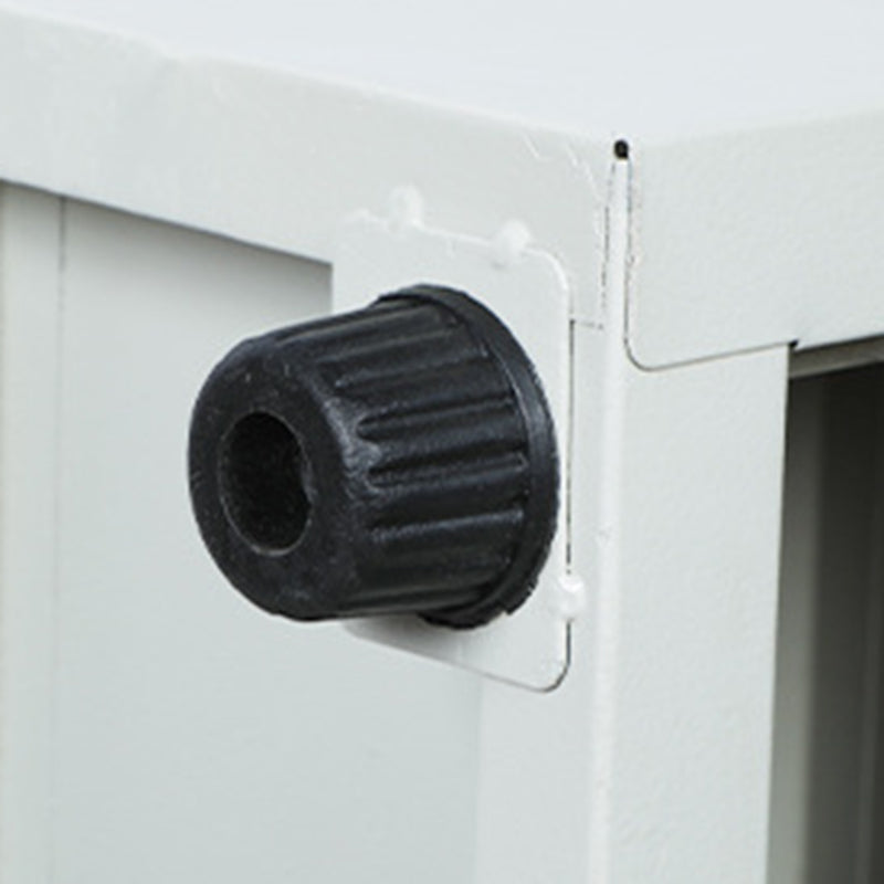 Modern Style Metal Wardrobe White Colour Freestanding Wardrobe Closet