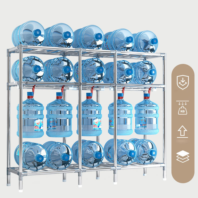 Contemporary Style Steel Wardrobe 2-Tier Metal Wardrobe Closet for Home