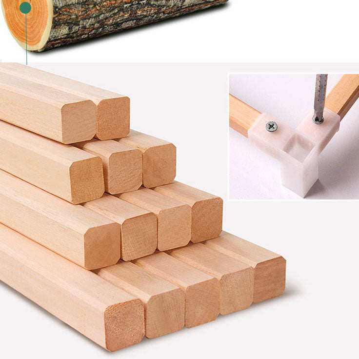 Contemporary Style Solid Wood Wardrobe 1-Drawer Wardrobe Closet for Home