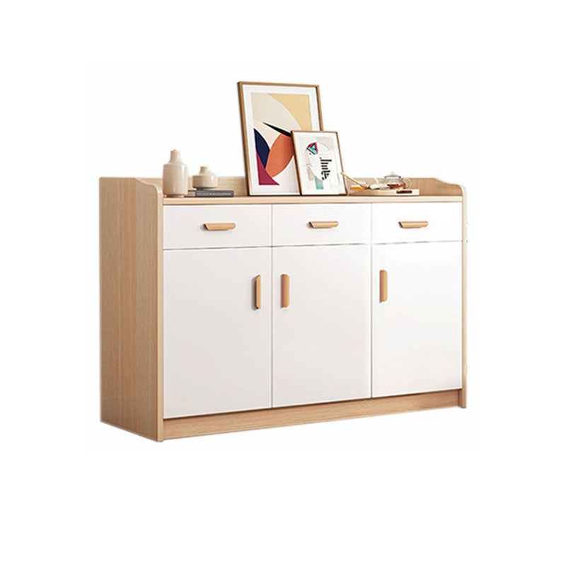 Contemporary Chest Vertical Wooden Combo Dresser with Drawer