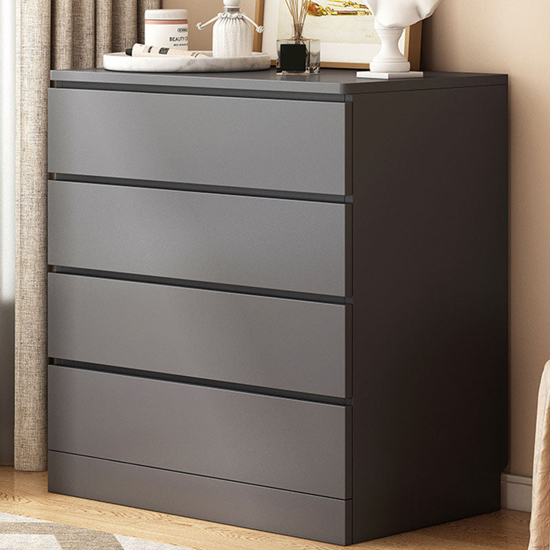 Contemporary Chest Vertical Gray Storage Chest with Drawer for Bedroom