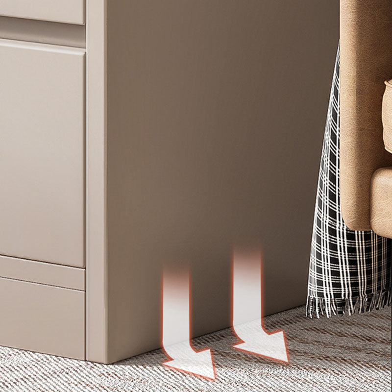 Contemporary Wood Double Dresser Bedroom Horizontal Storage Chest