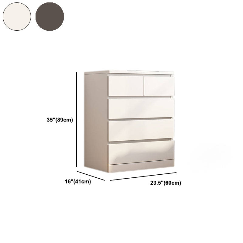 Contemporary Bedroom Storage Chest Vertical Wood Storage Chest Dresser