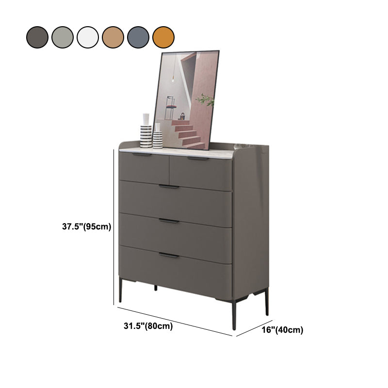 Contemporary Solid Wood Lingerie Chest Bedroom Vertical Storage Chest