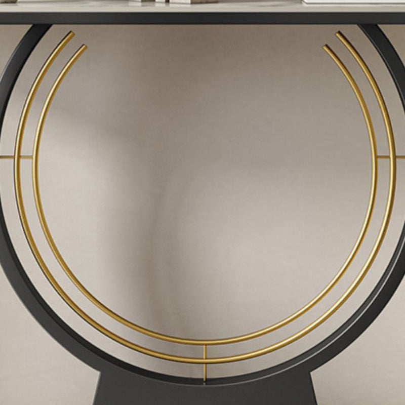 11.8" W Console Table Scratch Resistant Slate Contemporary End Table