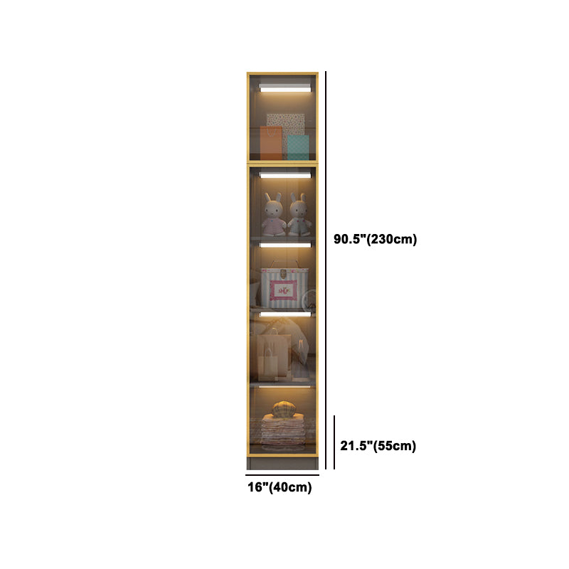 Modern Style Wooden Wardrobe Cloth Rod Included Wardrobe Closet for Bedroom