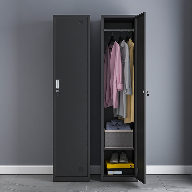 Contemporary Metal Wardrobe Armoire Hinged Wardrobe Closet for Home