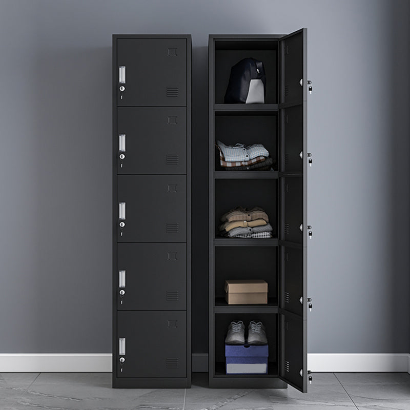 Contemporary Metal Wardrobe Armoire Hinged Wardrobe Closet for Home