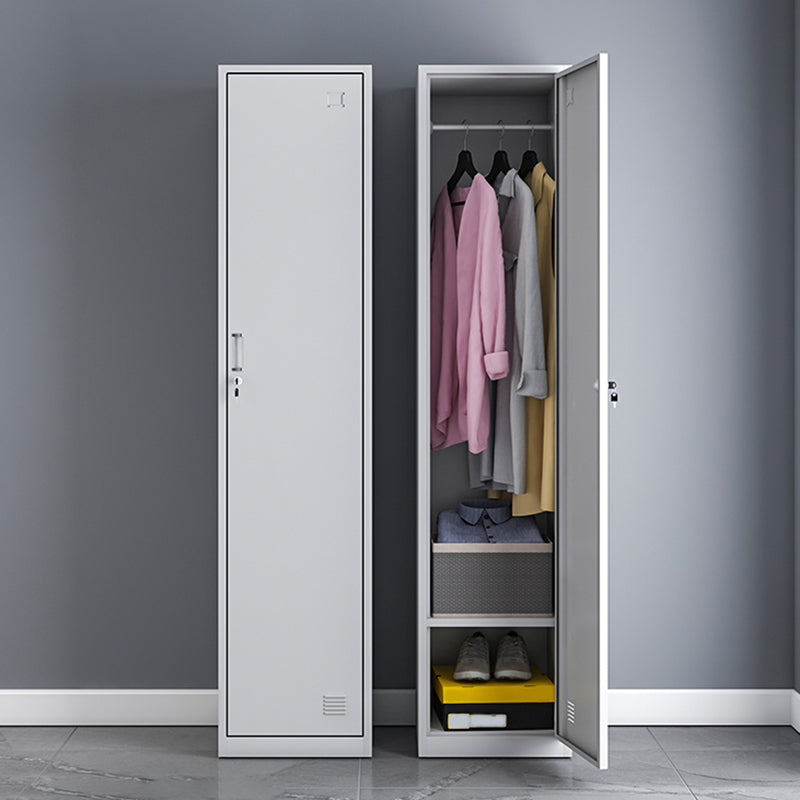 Contemporary Metal Wardrobe Armoire Hinged Wardrobe Closet for Home