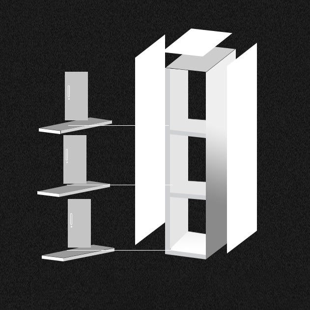 Contemporary Metal Wardrobe Armoire Hinged Wardrobe Closet for Home