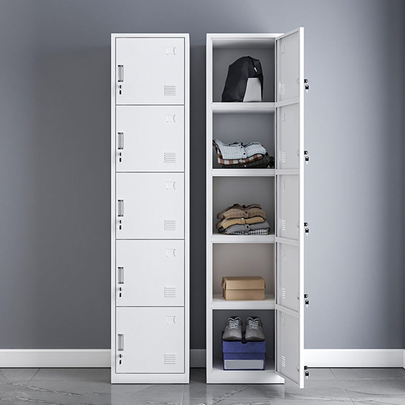 Contemporary Metal Wardrobe Armoire Hinged Wardrobe Closet for Home