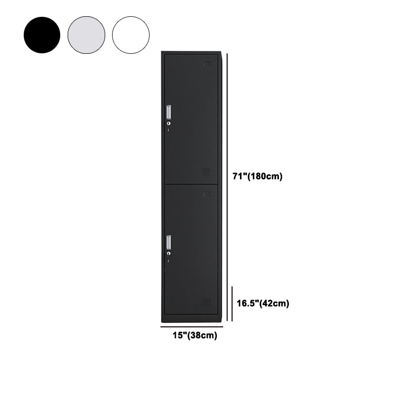 Contemporary Metal Wardrobe Armoire Hinged Wardrobe Closet for Home