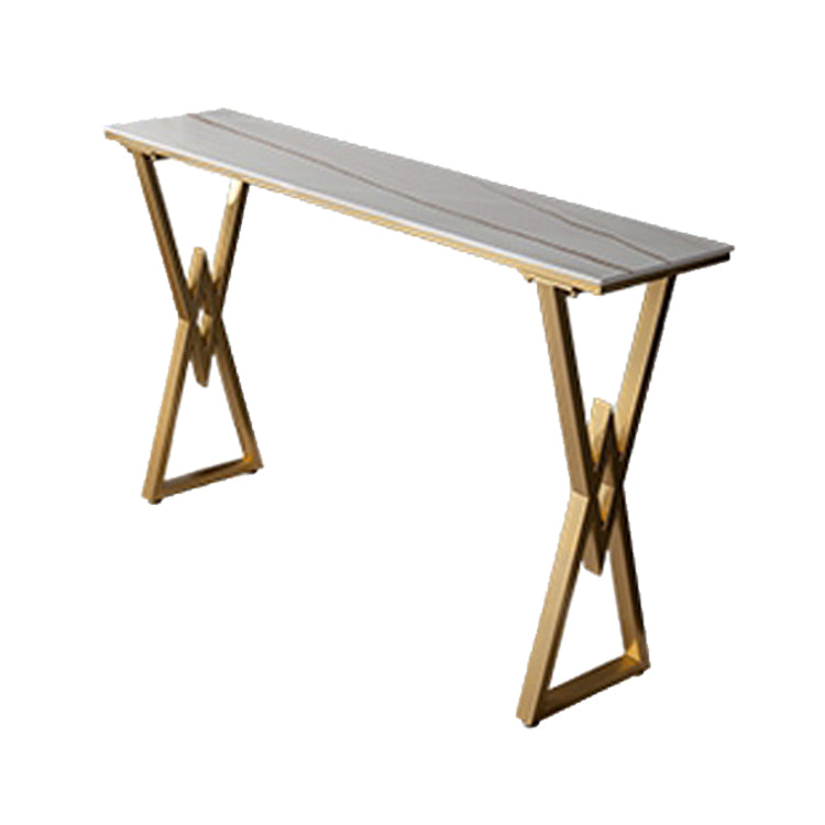 Glam 1/2/3 Pieces Sintered Stone Bar Table Set Rectangular Counter Set for Home Use