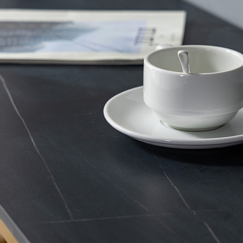 Glam 1/2/3 Pieces Sintered Stone Bar Table Set Rectangular Counter Set for Home Use