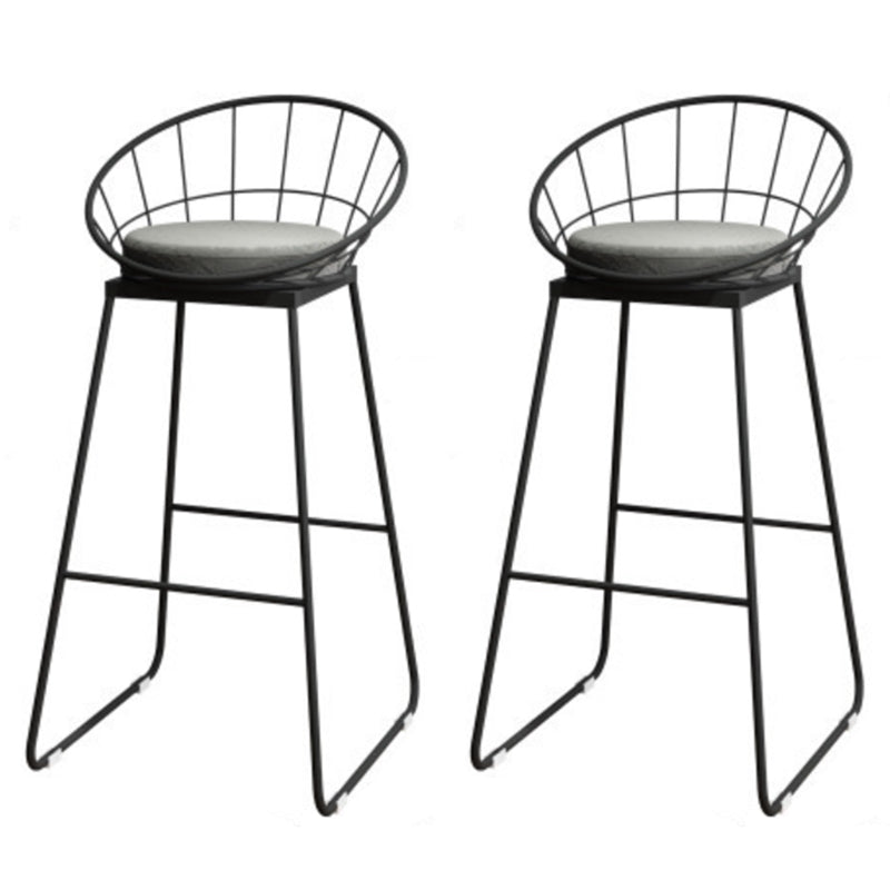 Round 1/2/3/4 Pieces Pub Dining Set Modern Metal Living Room Counter Height Set