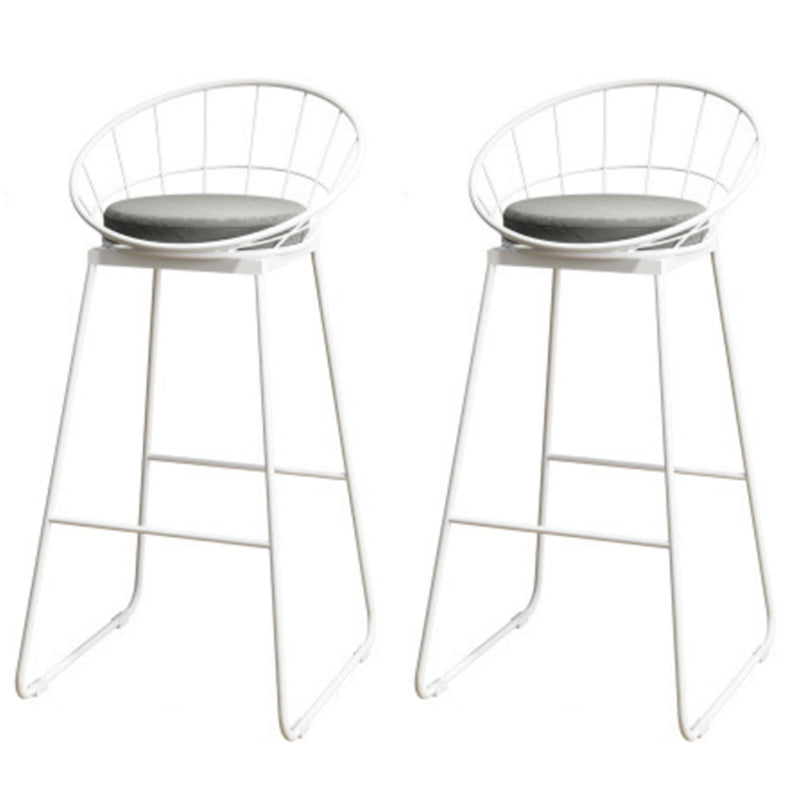 Round 1/2/3/4 Pieces Pub Dining Set Modern Metal Living Room Counter Height Set