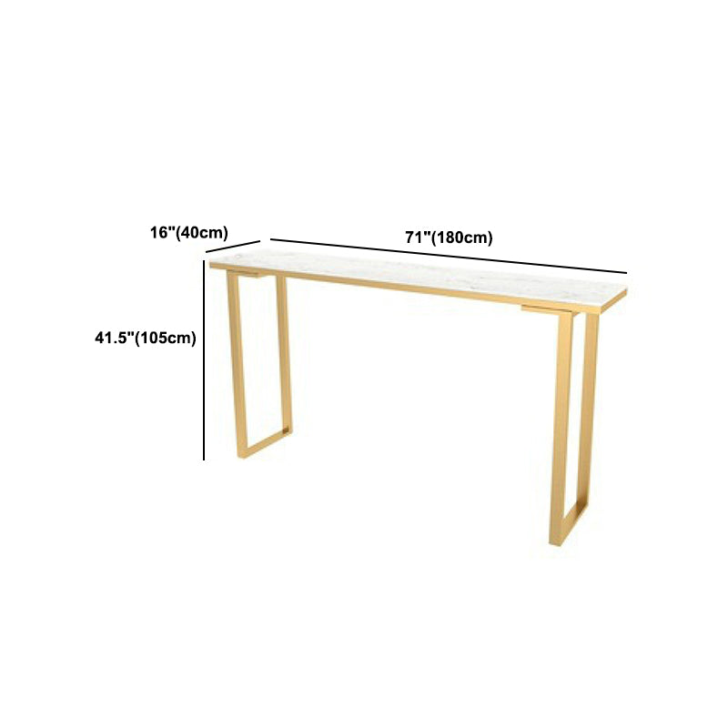 Rectangle Artificial Marble Bar Table Set Luxurious 1/2/3/4/5/7 Pieces Counter Table Set