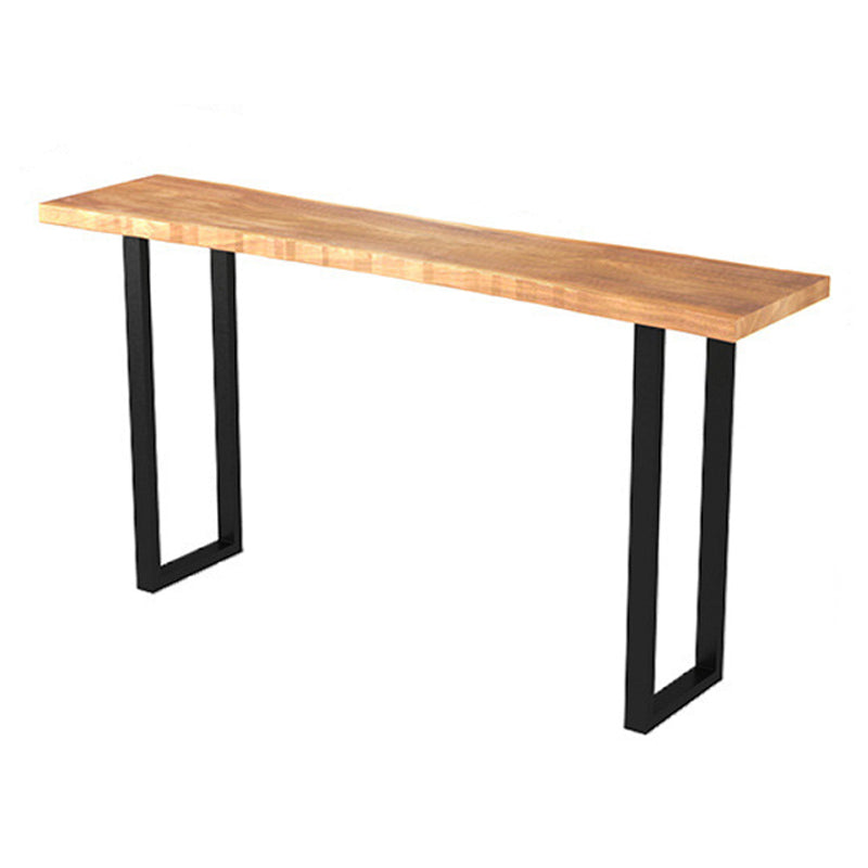 Rectangular Solid Wood Bar Table Set 1/5/9 Pieces Counter Table with Backless Stools