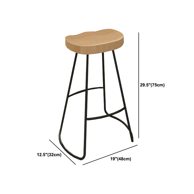 Rectangular Solid Wood Bar Table Set 1/5/9 Pieces Counter Table with Backless Stools