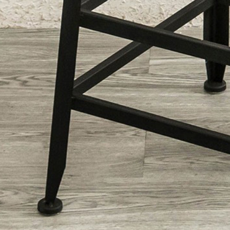 Industrial 1/2/9 Pieces Bar Table Set Rectangle Pine Wood Counter Table with High Stools