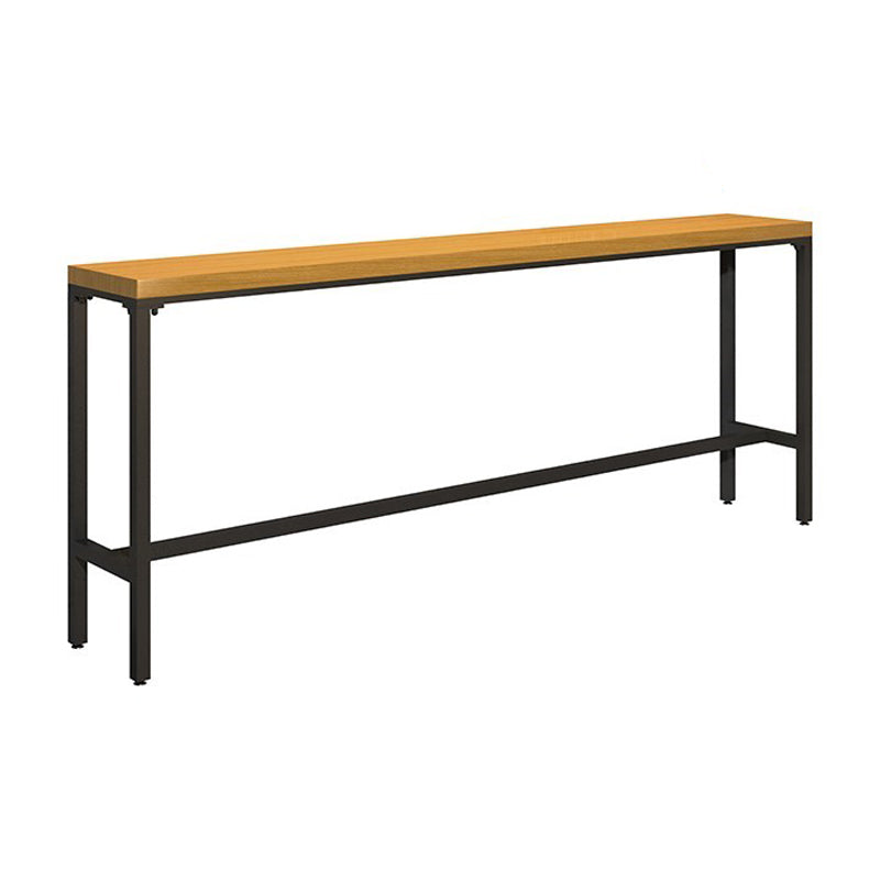 Industrial 1/6/11 Pieces Bar Table Set Rectangle Wood Counter Table with Stools for Cafe