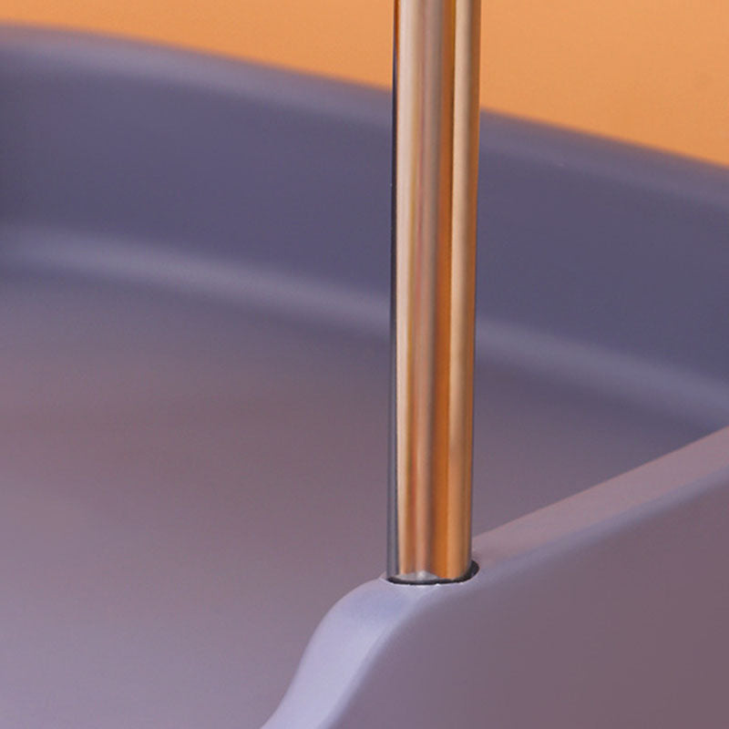 Modern Plastic Bookcase White Geometric Bookshelf for Any Room