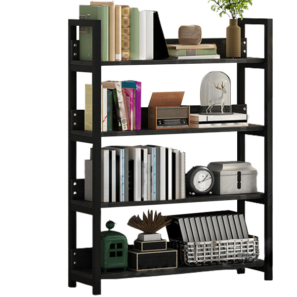 Open Multi-layer Bookshelf Modern Steel Wood Home Living Room Bookcase