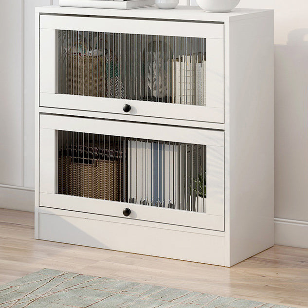 Scandinavian 11.8" Wide Standard Bookcase Manufactured Wood Bookshelf