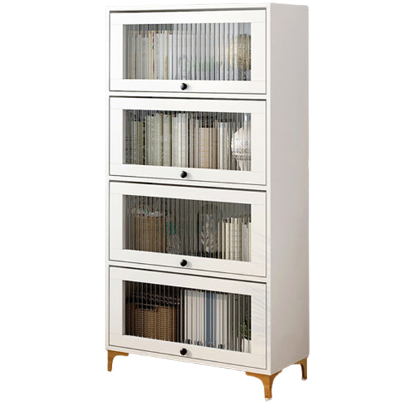 Scandinavian 11.8" Wide Standard Bookcase Manufactured Wood Bookshelf