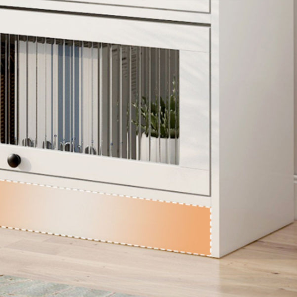 Scandinavian 11.8" Wide Standard Bookcase Manufactured Wood Bookshelf