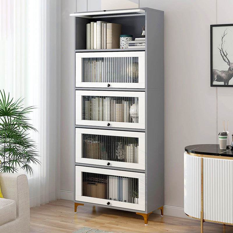 Scandinavian 11.8" Wide Standard Bookcase Manufactured Wood Bookshelf