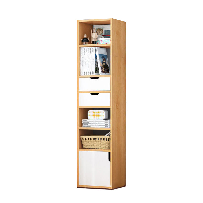 Contemporary Manufactured Wood Bookshelf Standard Home Bookcase