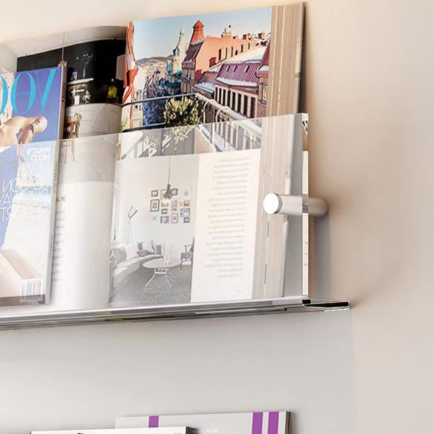 Modern Acrylic Bookcase, Bookshelf for Any Room, 6" H X 1.5" W