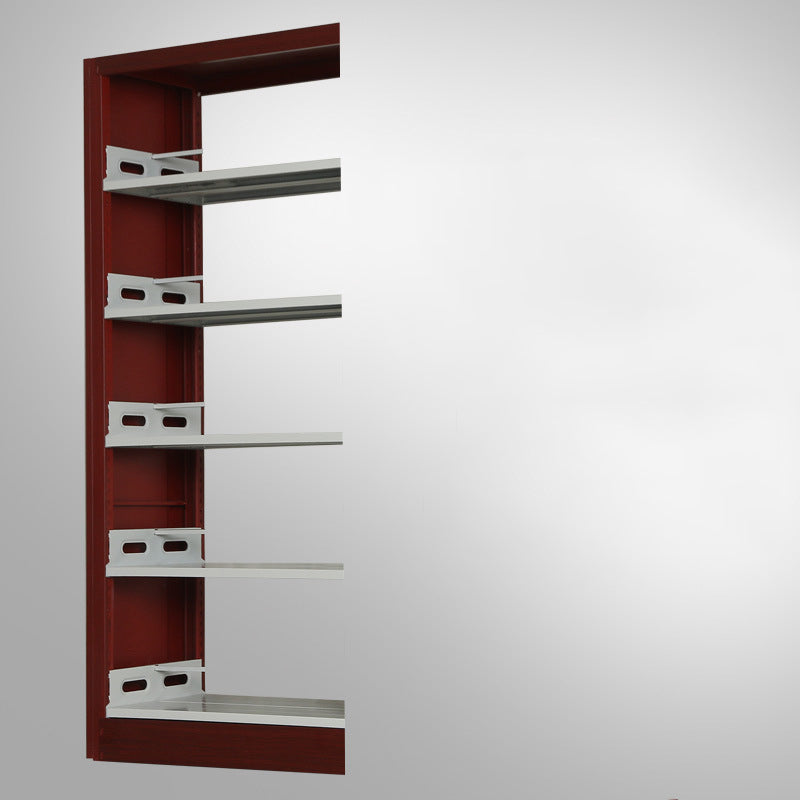 79-inch Contemporary Steel Bookshelf Library Standard Bookcase