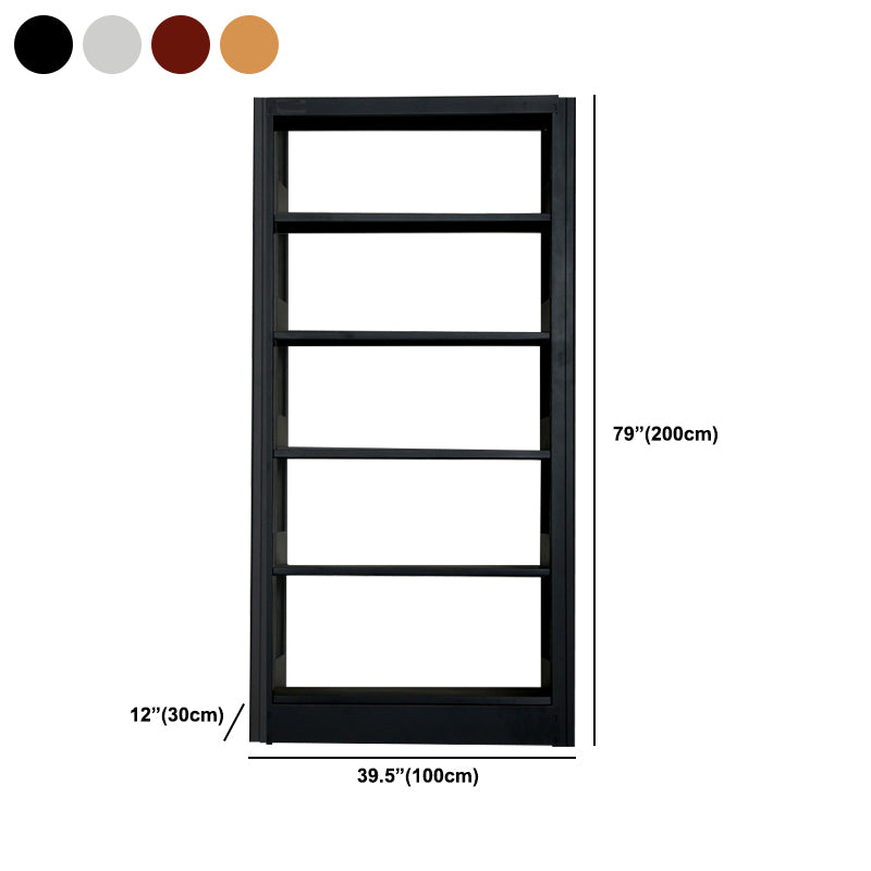 79-inch Contemporary Steel Bookshelf Library Standard Bookcase