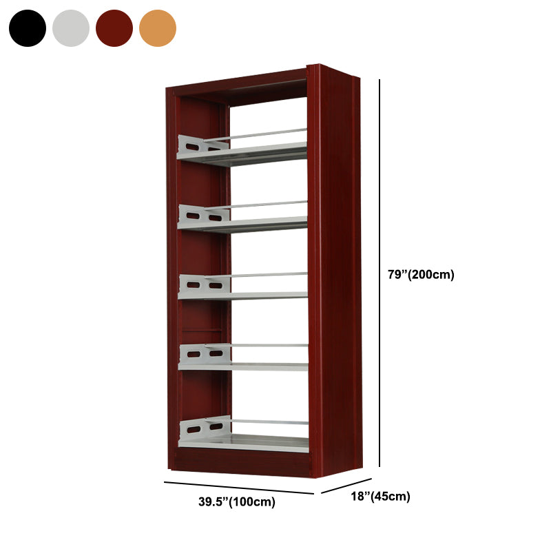 79-inch Contemporary Steel Bookshelf Library Standard Bookcase