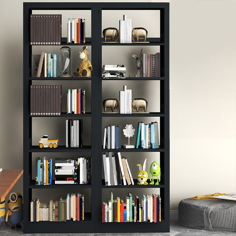Rectangle Etagere Bookcase Modern Metal Open Bookcase with Shelves