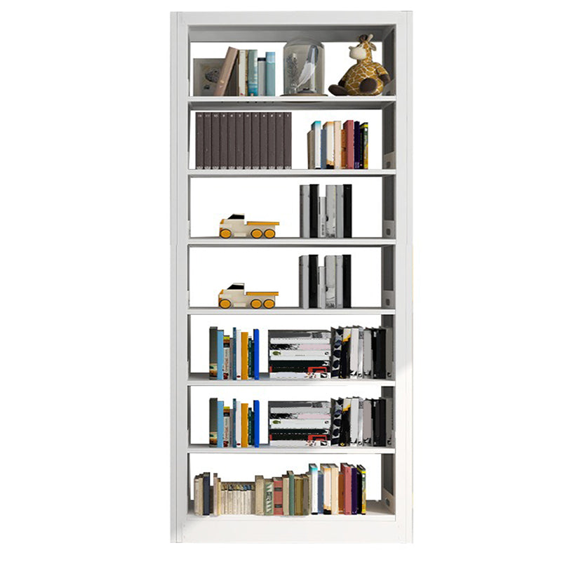 Rectangle Etagere Bookcase Modern Metal Open Bookcase with Shelves