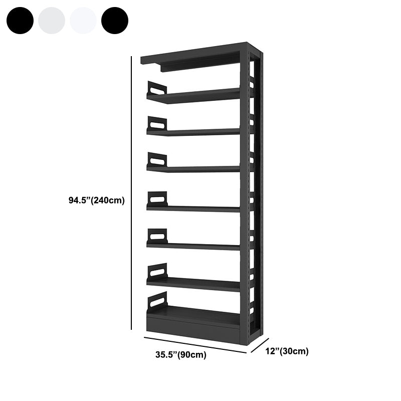 Rectangle Etagere Bookcase Modern Metal Open Bookcase with Shelves