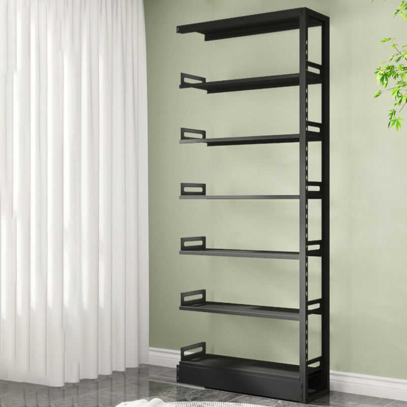 6-Tier Steel Matte Finish Bookcase Standard 79-inch Bookshelf