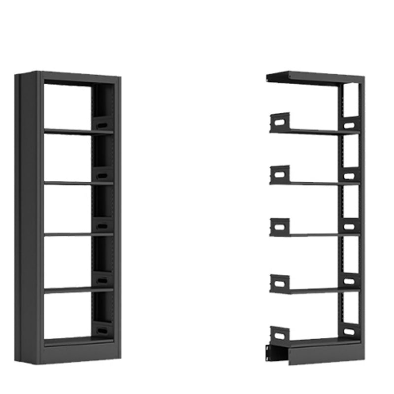 6-Tier Steel Matte Finish Bookcase Standard 79-inch Bookshelf