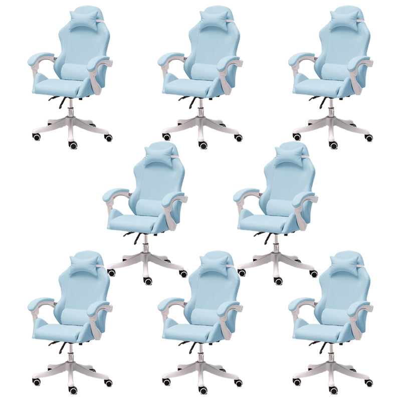 Modern Computer Chair Adjustable Arms Chair Mesh Task Chair with Wheels