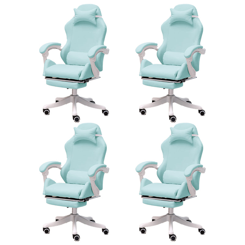 Modern Computer Chair Adjustable Arms Chair Mesh Task Chair with Wheels
