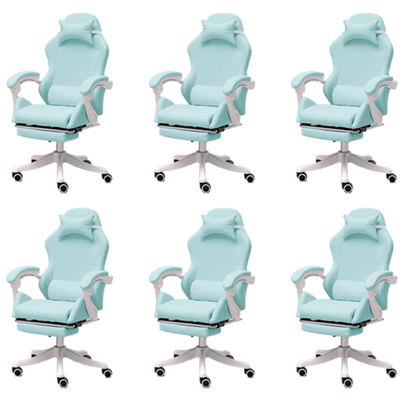 Modern Computer Chair Adjustable Arms Chair Mesh Task Chair with Wheels