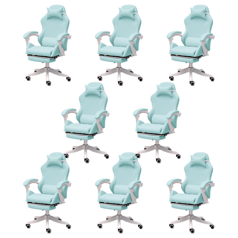 Modern Computer Chair Adjustable Arms Chair Mesh Task Chair with Wheels