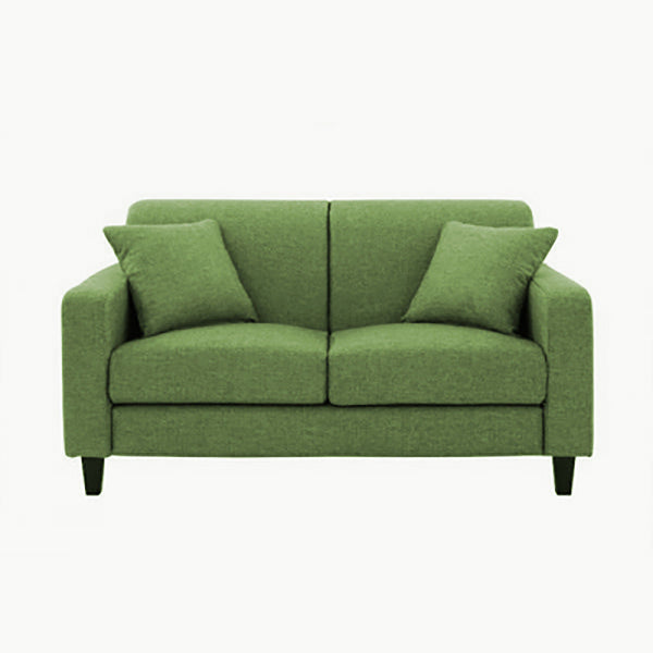 Living Room Contemporary Cushions Standard Square Arm Stationary Sofa